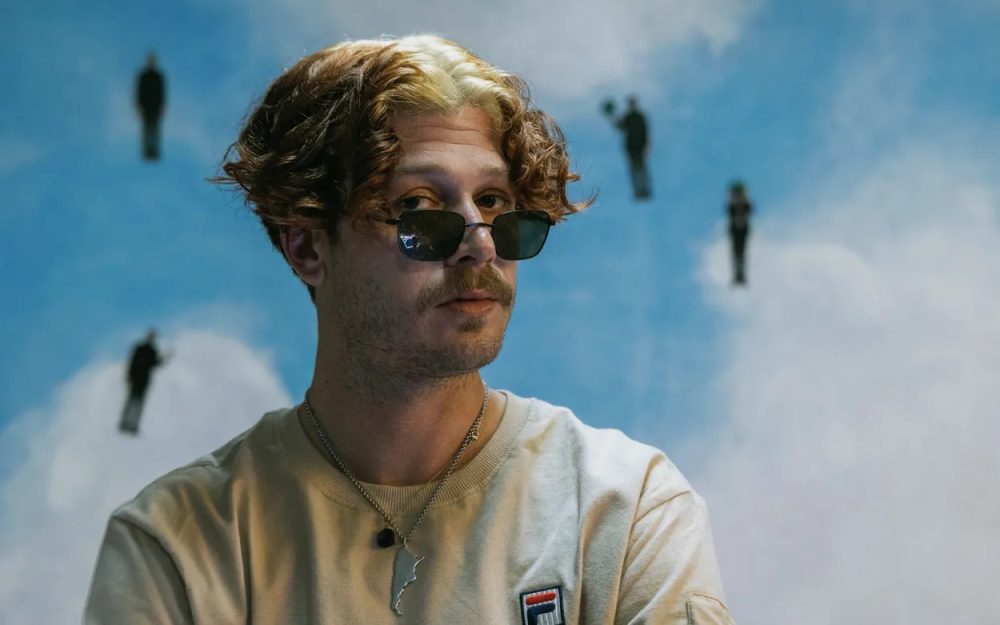 Goyo Degano, cantante de Bándalos Chinos, en la previa de su show en el Teatro Ópera de La Plata