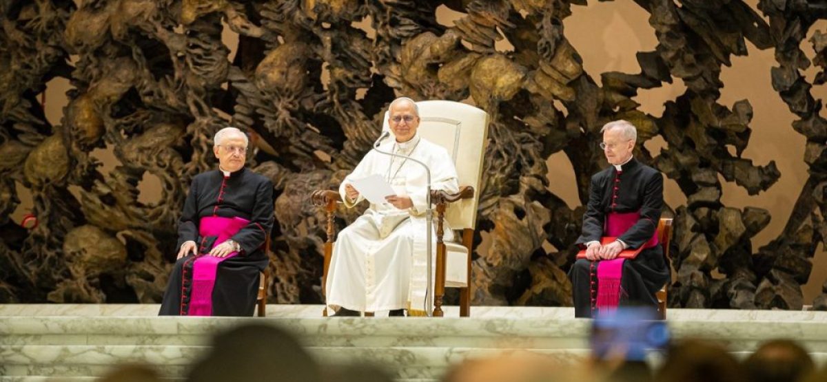 Papa-LeonXIV-audiencia-prensa-mayo-2025