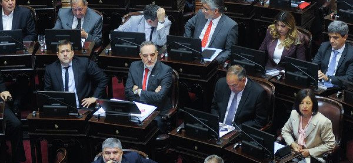 Senado Argentina
Jose Mayans Mariano Recalde Juliana Di Tullio Oscar Parrilli Martin Doñate durante la sesión por el tema de ganancias y pliegos de jueces 
Foto Federico Lopez Claro