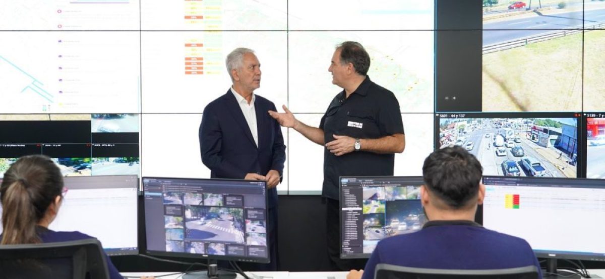 Julio Alak y Javier Alonso presentan el sistema multiagencia en el Centro de Operaciones Municipal de La Plata