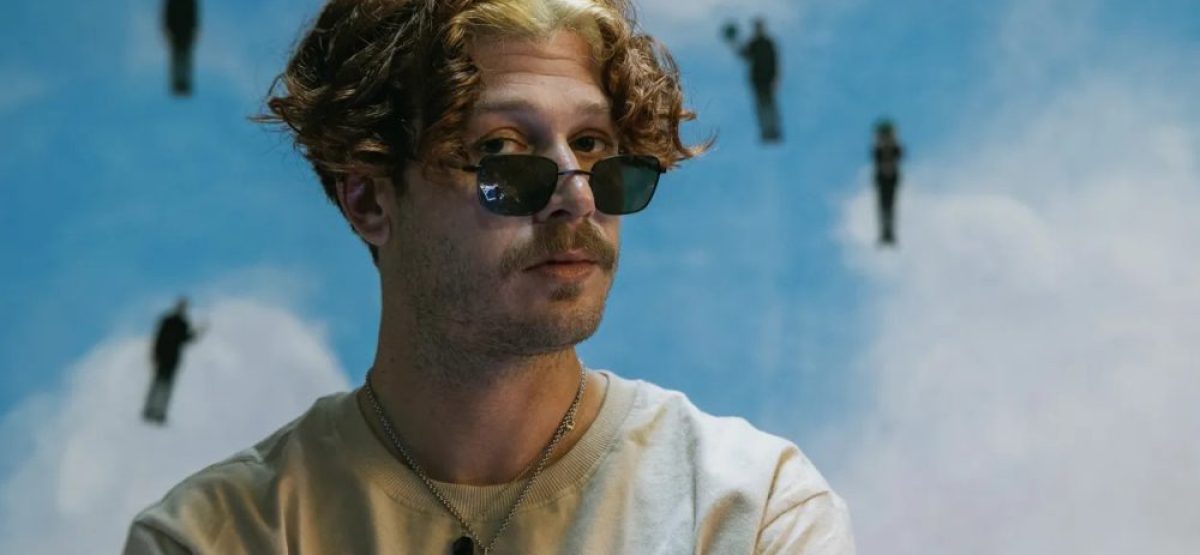 Goyo Degano, cantante de Bándalos Chinos, en la previa de su show en el Teatro Ópera de La Plata