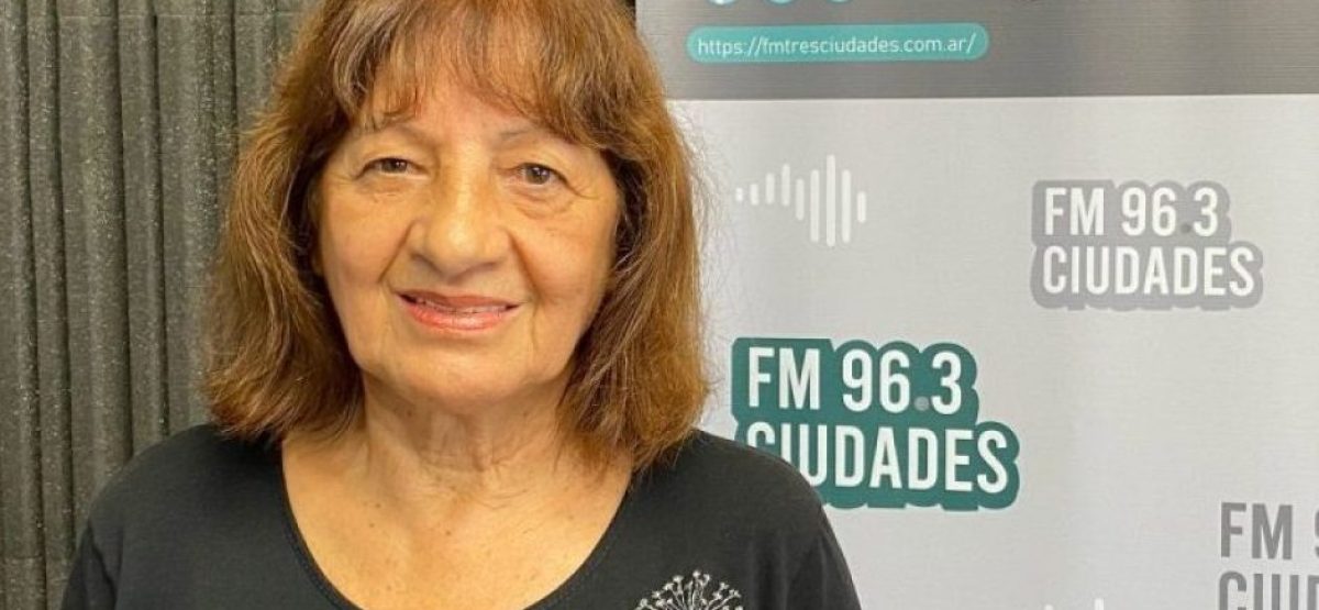 Teté Grasso concejal de Berisso durante una entrevista en radio por el 24 de marzo